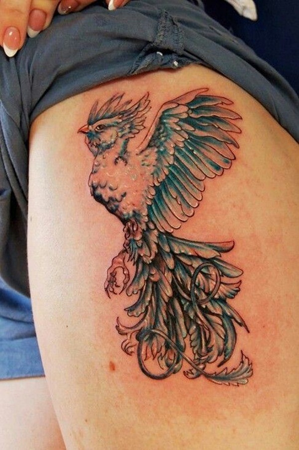 phoenix tattoo designs for girls (11) | Tattooton