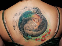 Stylish mermaid tattoos